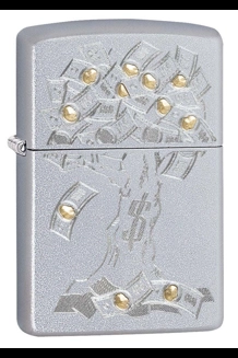 Money Tree Engraved Zippo Lighter
