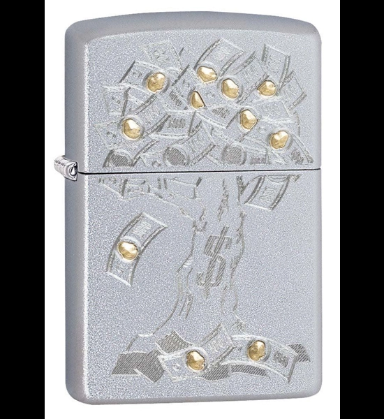 Money Tree Engraved Zippo Lighter
