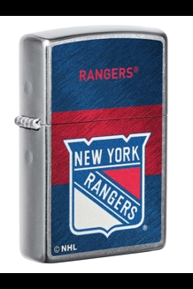 New York Rangers Street Chrome Zippo Lighter