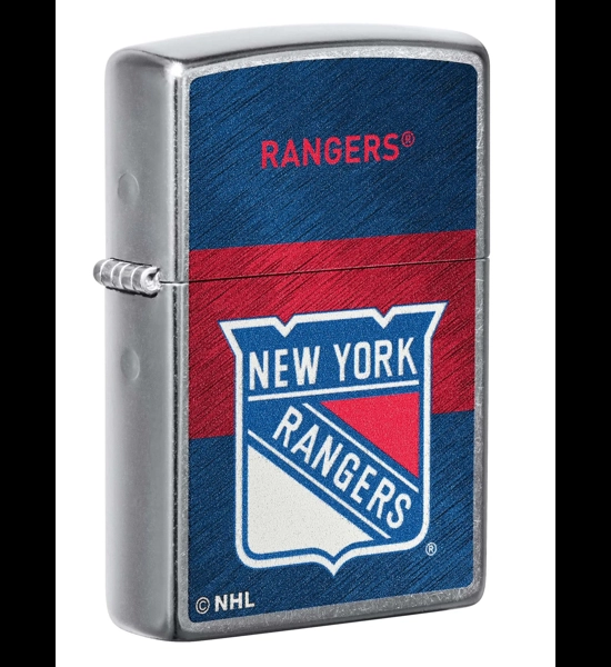 New York Rangers Street Chrome Zippo Lighter