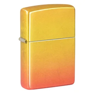 Sunset Fusion Tumbled Brass Zippo Lighter
