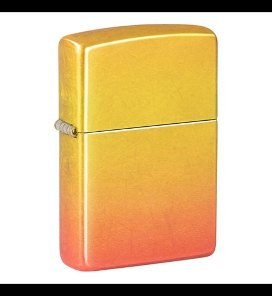 Sunset Fusion Tumbled Brass Zippo Lighter