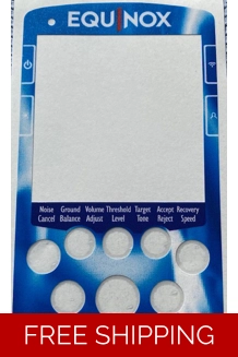 Minelab Equinox 6/800 keypad sticker in 10 colours Minelab Equinox 6/800 keypad sticker in 10 colours
