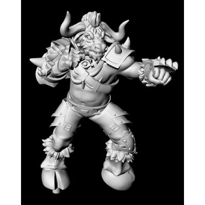Traris Games - Minotaur A (with hooves) for Blood Bowl