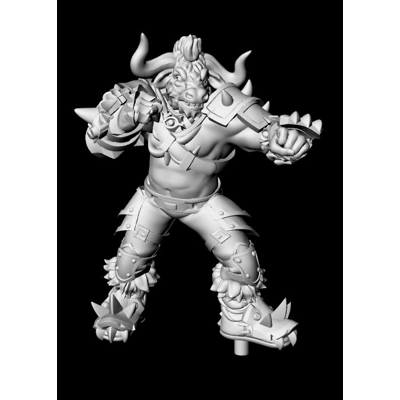 Traris Games - Minotaur B (with feet) for Blood Bowl