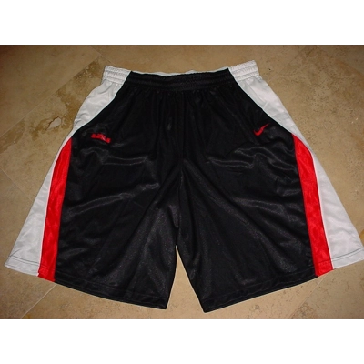 Lebron James Excel Basketball Shorts Black Red White 3XL