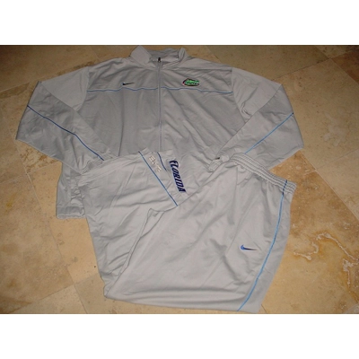 Nike Florida Gators UF Elite Basketball Sweatsuit Gray 4xl