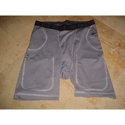 Nike Pro Core 5 Pad Pocket Girdle Tights Heather Gray 3XL