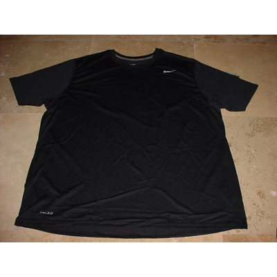 Nike Dri-Fit Lightweight Short Sleeve Training Shirt Black 3XL