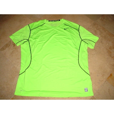 Nike Pro Combat Core 2.0 Fitted Short-Sleeve Crew Volt 3XL