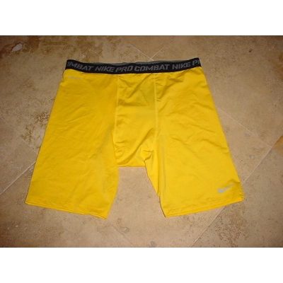 Nike Pro Combat Dri-Fit Compression Tights Yellow 4XLT