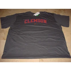 Nike Clemson Tigers Seasonal Arch T-Shirt Gray 3XL