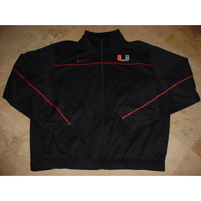 Nike Miami Hurricanes UM Basketball Layup Sweatsuit Black 2XL