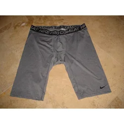 Nike Pro Combat Dri-Fit Long Compression Tights Gray 4XLT