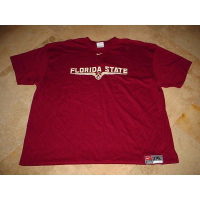 Nike Florida State FSU Flight Practice T-Shirt Maroon 3XL