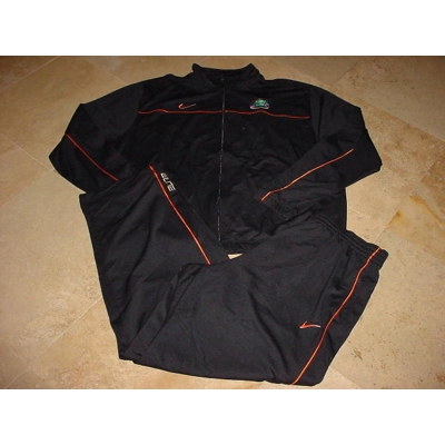 Nike Florida Gators UF Elite Basketball Sweatsuit Black 4XL