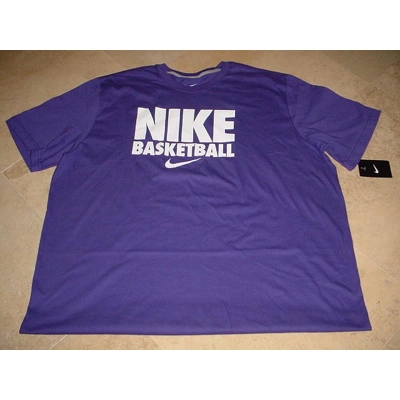 Nike BASKETBALL Logo T-Shirt Purple 3XL