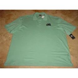 ECKO Unltd Sporty Mesh Polo Seaform Mint Green 4XB