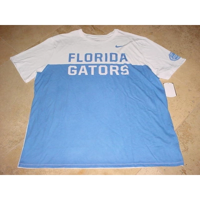 Nike Florida Gators College Tri Resurge T-Shirt White 3XL
