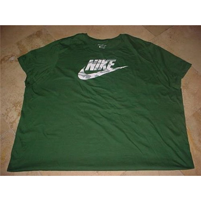 Nike Futura Dri-Fit Bold Camo Logo Tee Green 3XL
