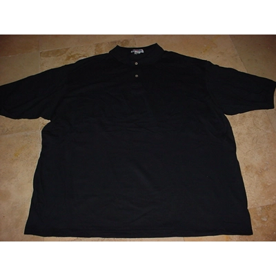 JERZEES Heavyweight Cotton Casual Polo Black 4XL