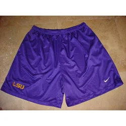 Nike LSU Tigers Football Training Performance Shorts Purpl..
