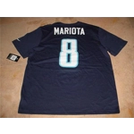 Nike Tennessee Titans Mariota #8 Jersey Tee Blue 2XL