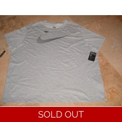 Nike Top Training Dri-Fit Swoosh Shirt Gray 4XL