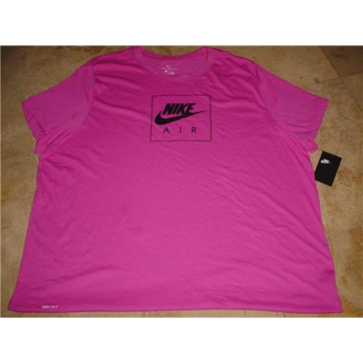 Nike AIR Logo Dri-Fit T-Shirt Pink 4XL