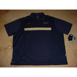 Nike Pittsburgh Spread Option Football Coaches Polo Navy G..