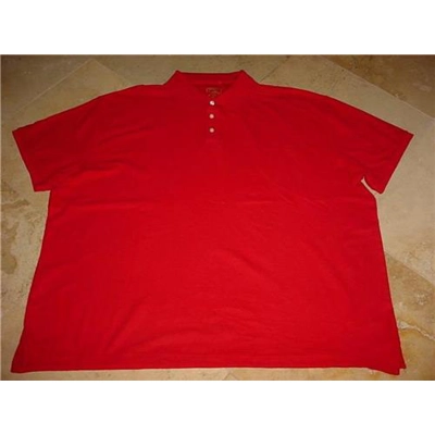 Foundry Supply Co. Big & Tall Short Sleeve Polo Red 4XL