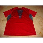 Nike Pro Combat Performance Dri-Fit Compression Shirt Red Gray 4XL