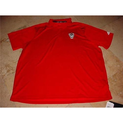 Adidas NC State Wolfpack Coaches Polo Red 3XL