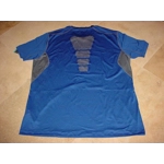 Nike Pro Combat Dri-Fit Compression Shirt Royal Blue Gray 3XL