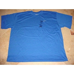 Nike Embroidered Swoosh Logo T-Shirt Blue 3XL