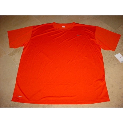 Nike Dri-Fit Lightweight Short Sleeve Training Shirt Orange 3XL
