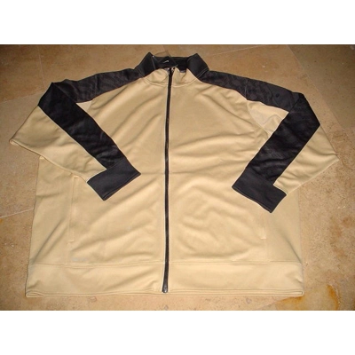 Nike Football Speed Dri-Fit Zip Front Jacket Gold Gray 4XL