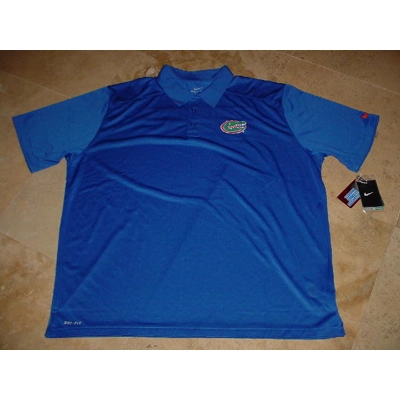Nike Florida Gators Spread Option Coaches Polo Blue 2XL