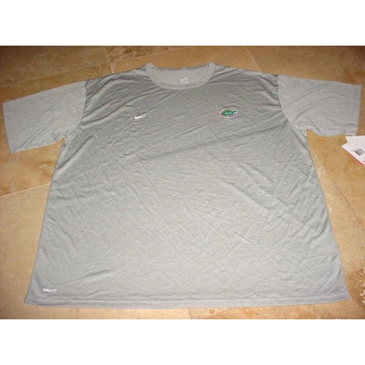 Nike Florida Gators Dri-Fit Performance Shirt Gray 2XL