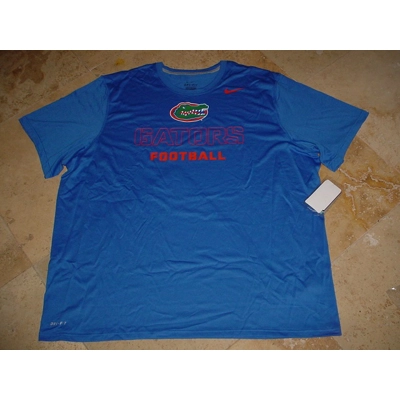 Nike Florida Gators UF Football Dri-Fit Training Shirt Blue 3XL