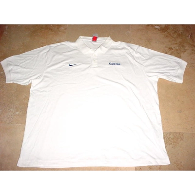 Nike Florida Gators UF Basketball Tournament Polo White 3XL