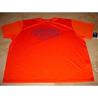 Nike University of Florida FitDry Athletic Dept Shirt Orange 4XL