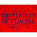 Nike University of Florida FitDry Athletic Dept Shirt Orange 4XL