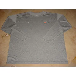 Nike Miami Hurricanes Long Sleeve Performance Dri-Fit Shir..