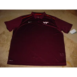 Nike Virginia Tech Team Sideline Polo Maroon 3XL