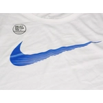 Nike Stamped Swoosh Logo Futura Tee White 3XLT