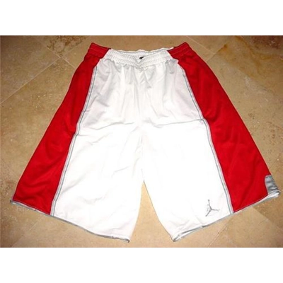 Jordan XXII Dri Fit Basketball Shorts White/Red 2XL