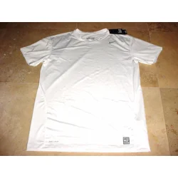 Nike Pro Core Fitted Compression Training Shirt White 3XL