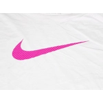 Nike Kurling Swoosh Logo Dri-Fit Fitness Shirt White 4XL