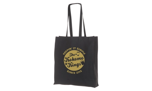 Canvas Bag with anniversery gold print